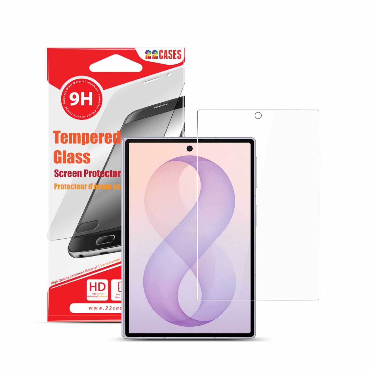 22 Cases Tempered Glass Screen Protector for Samsung Galaxy Galaxy Z Fold8