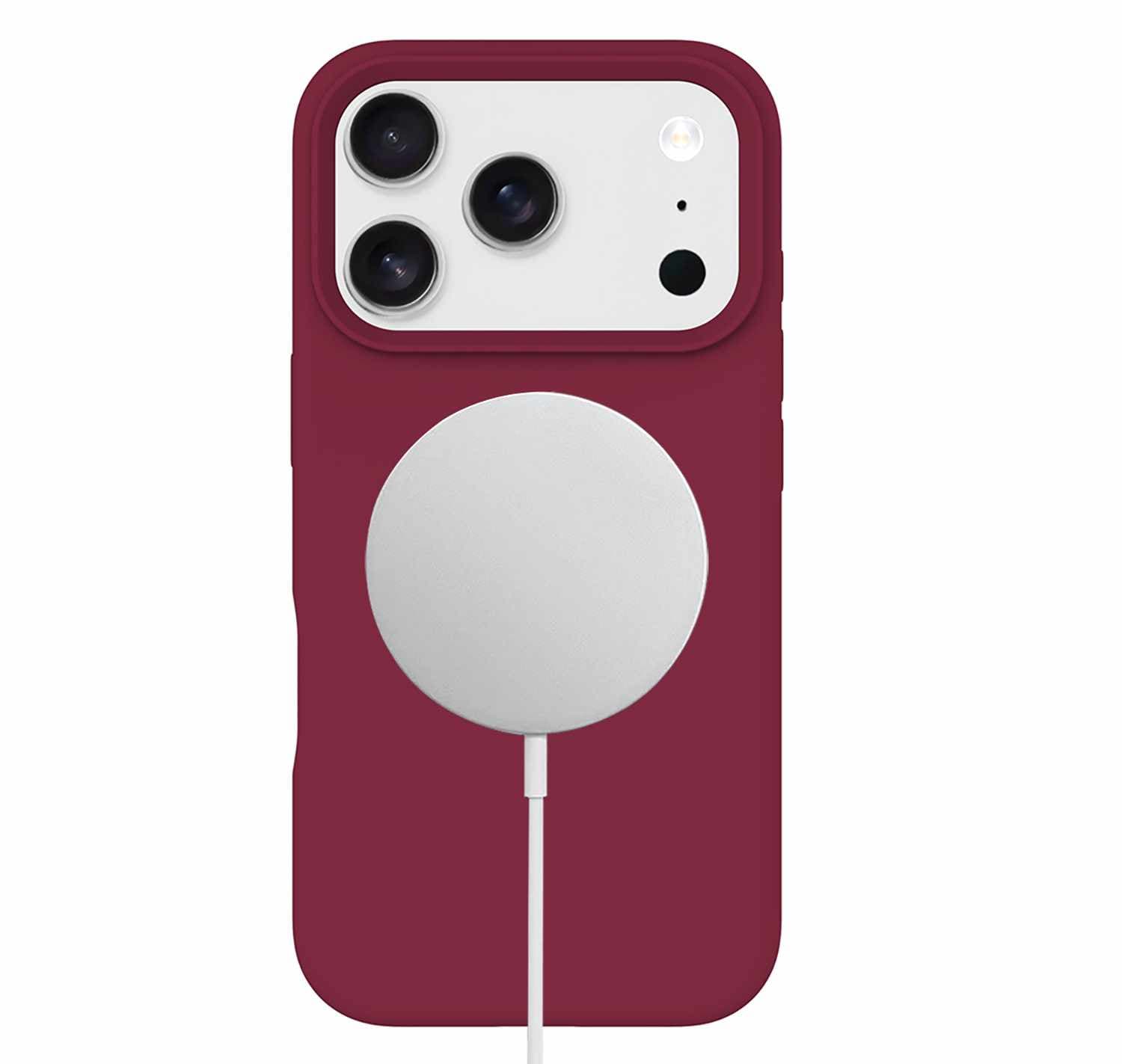 Blu Element Silicone MagSafe Case Cranberry for iPhone 17 Pro Max