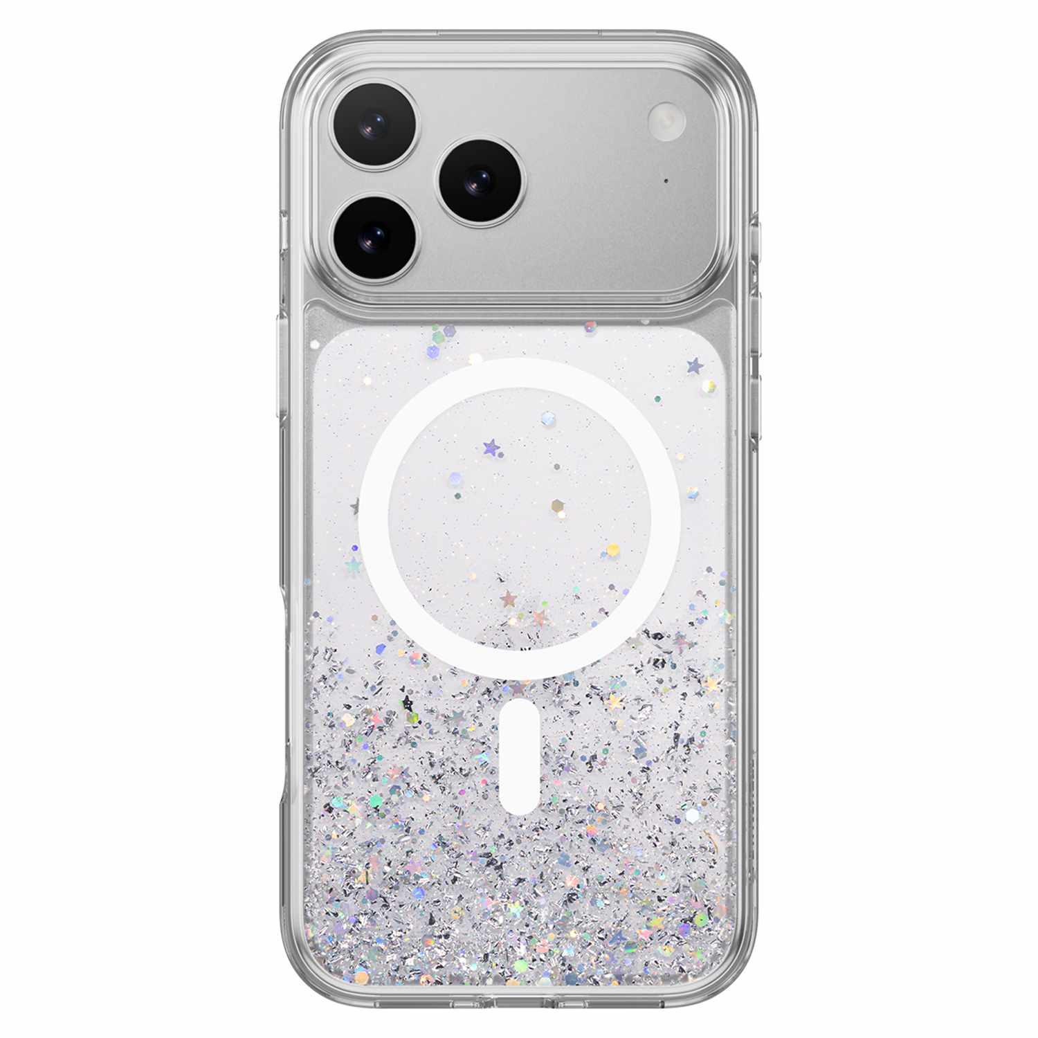 SwitchEasy Starfield 3D MagSafe Case Transparent for iPhone 17 Pro Max