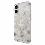 SwitchEasy Fleur 3D MagSafe Case Golden Gray for iPhone 17