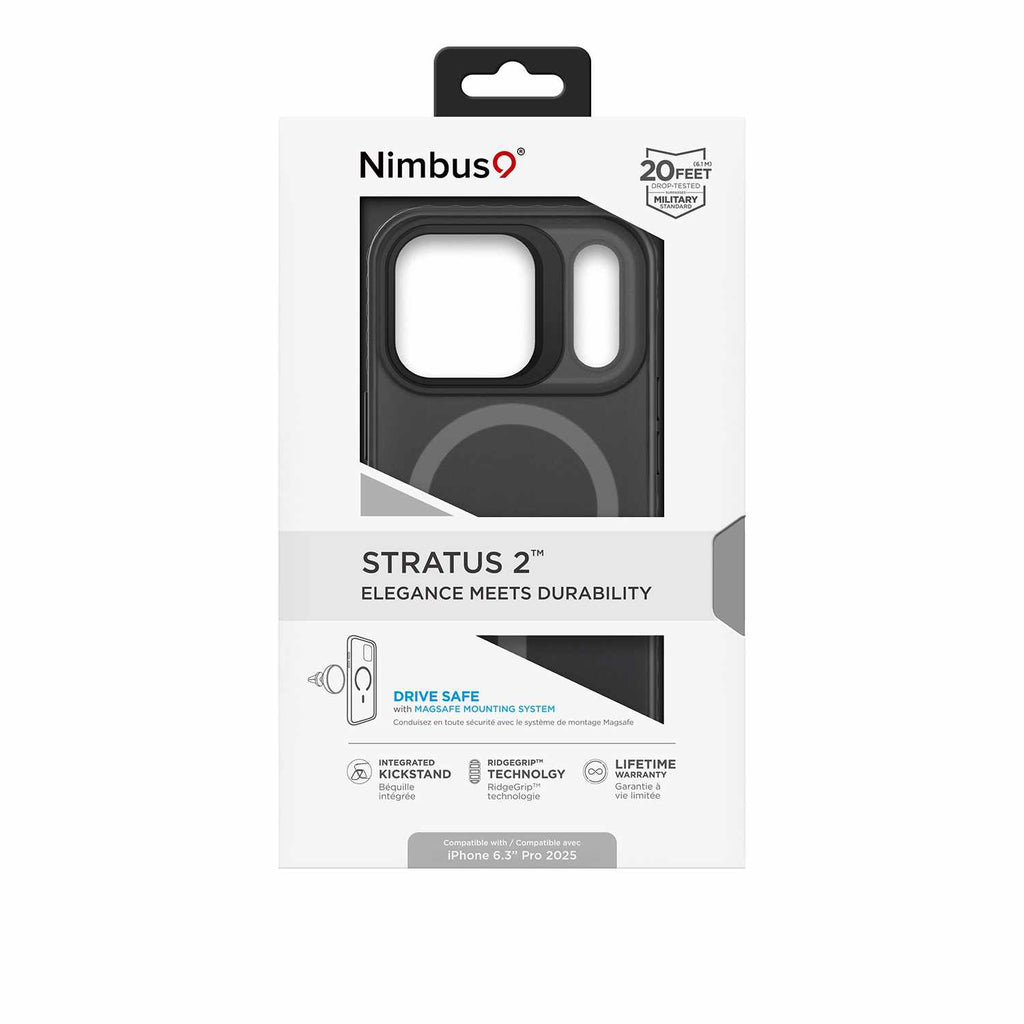 Nimbus9 Stratus 2 MagSafe Case Smoke for iPhone 17 Pro - GekkoTech
