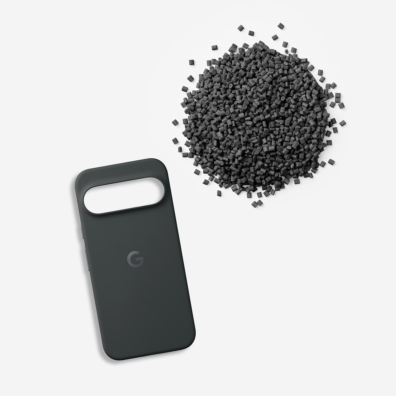 Google Pixelsnap Silicone Case w/Magnets Obsidian for Google Pixel 10/10 Pro - GekkoTech