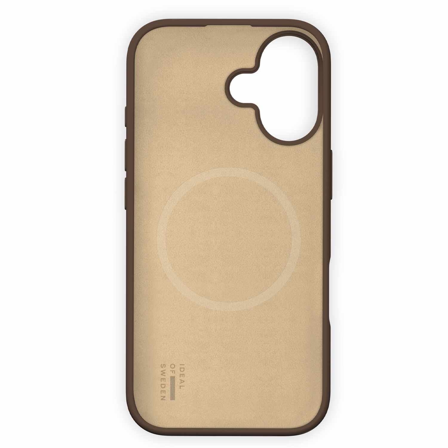 Ideal of Sweden Silicone MagSafe Case Mocha Mousse for iPhone 17