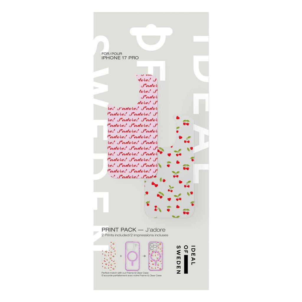 Ideal of Sweden Print Pack J'adore for iPhone 17 Pro - GekkoTech