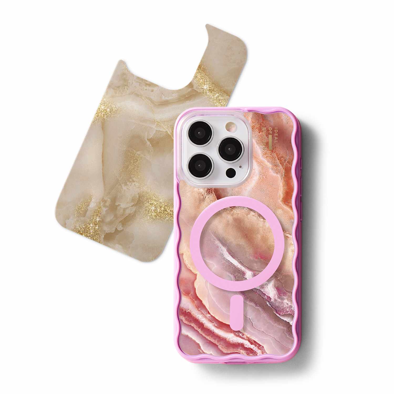 Ideal of Sweden Print Pack Blush Pink Marble for iPhone 17 Pro - GekkoTech