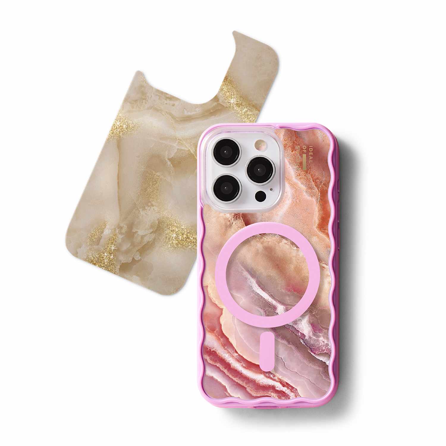 Ideal of Sweden Print Pack Blush Pink Marble for iPhone 17 Pro Max - GekkoTech