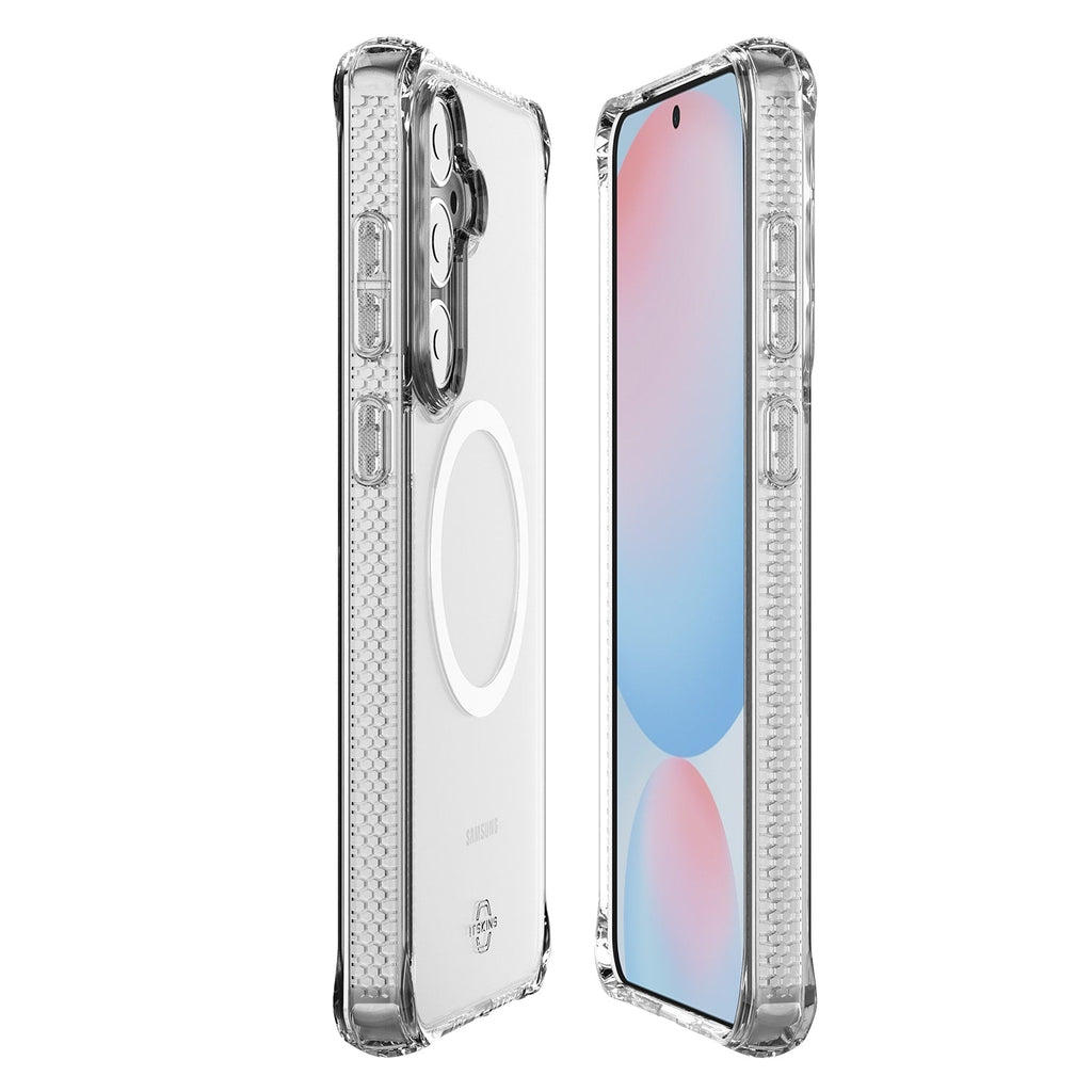 ITSKINS Hybrid_R Case w/Magnets Clear for Samsung Galaxy S25 FE - GekkoTech