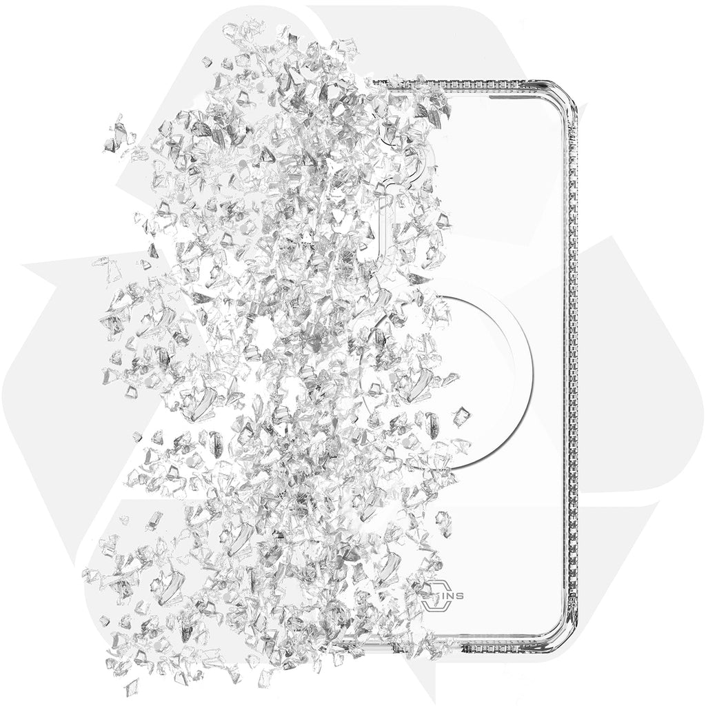 ITSKINS Hybrid_R Case w/Magnets Clear for Samsung Galaxy S25 FE - GekkoTech