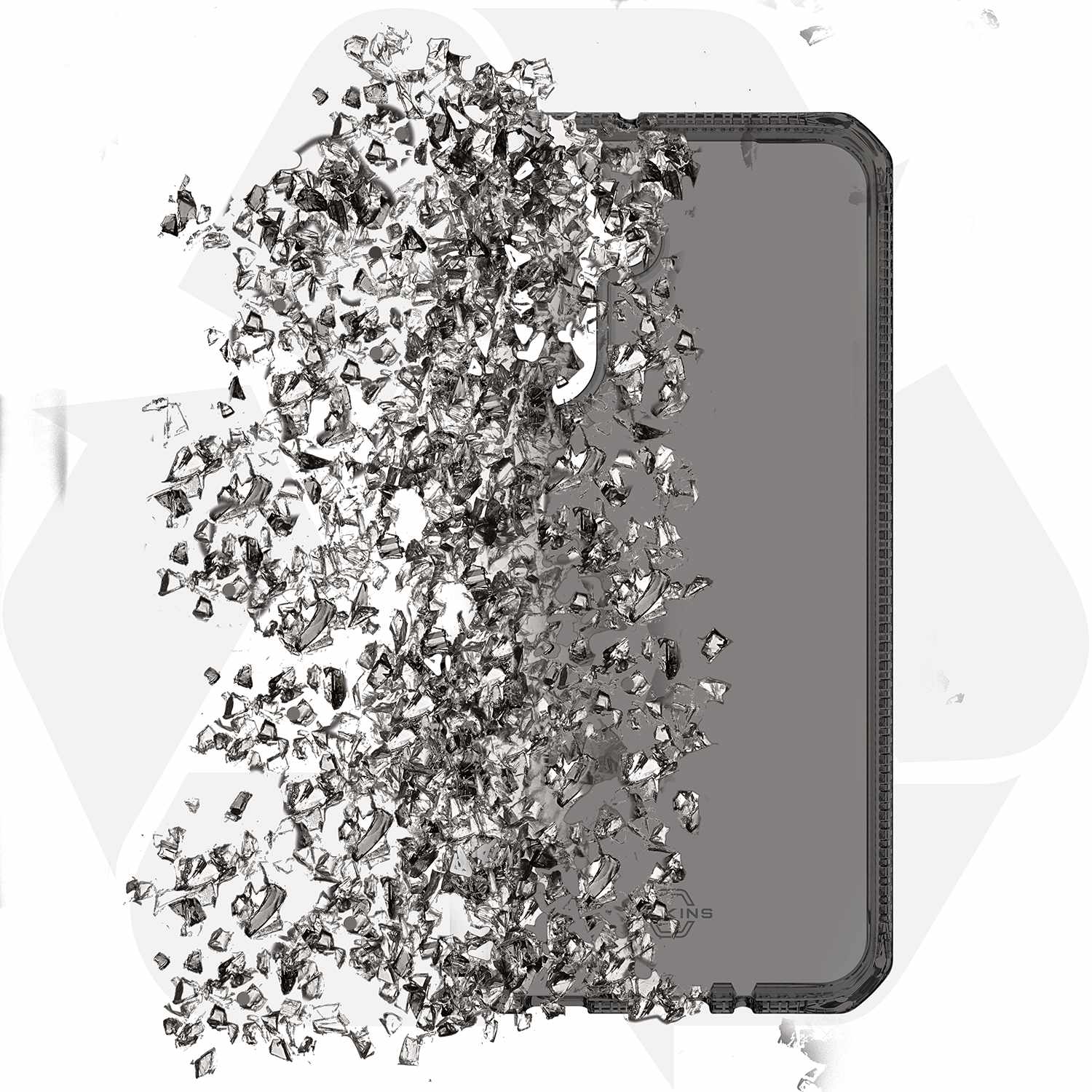 ITSKINS Spectrum_R Clear Case Smoke for Samsung Galaxy A17 5G