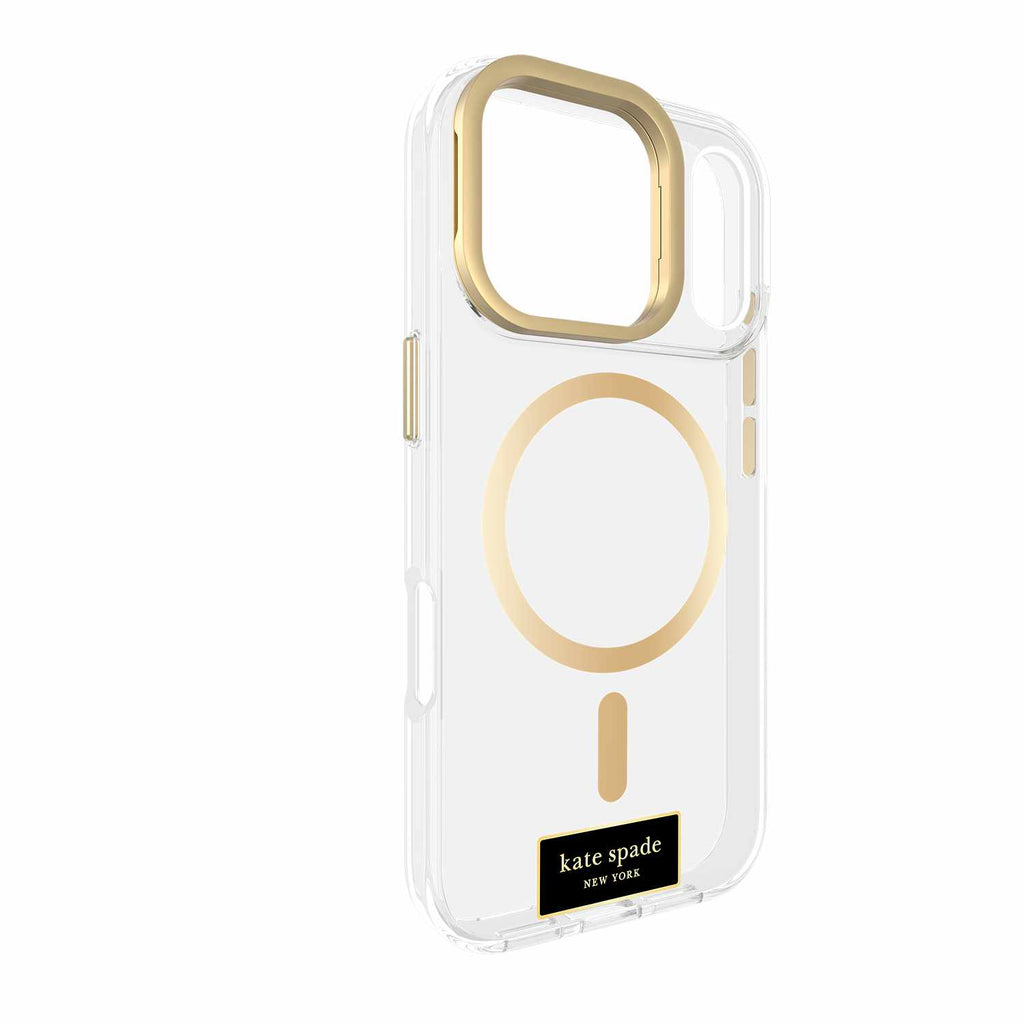 Kate Spade Protective MagSafe Case w/Stand Icon Clear for iPhone 17 Pro