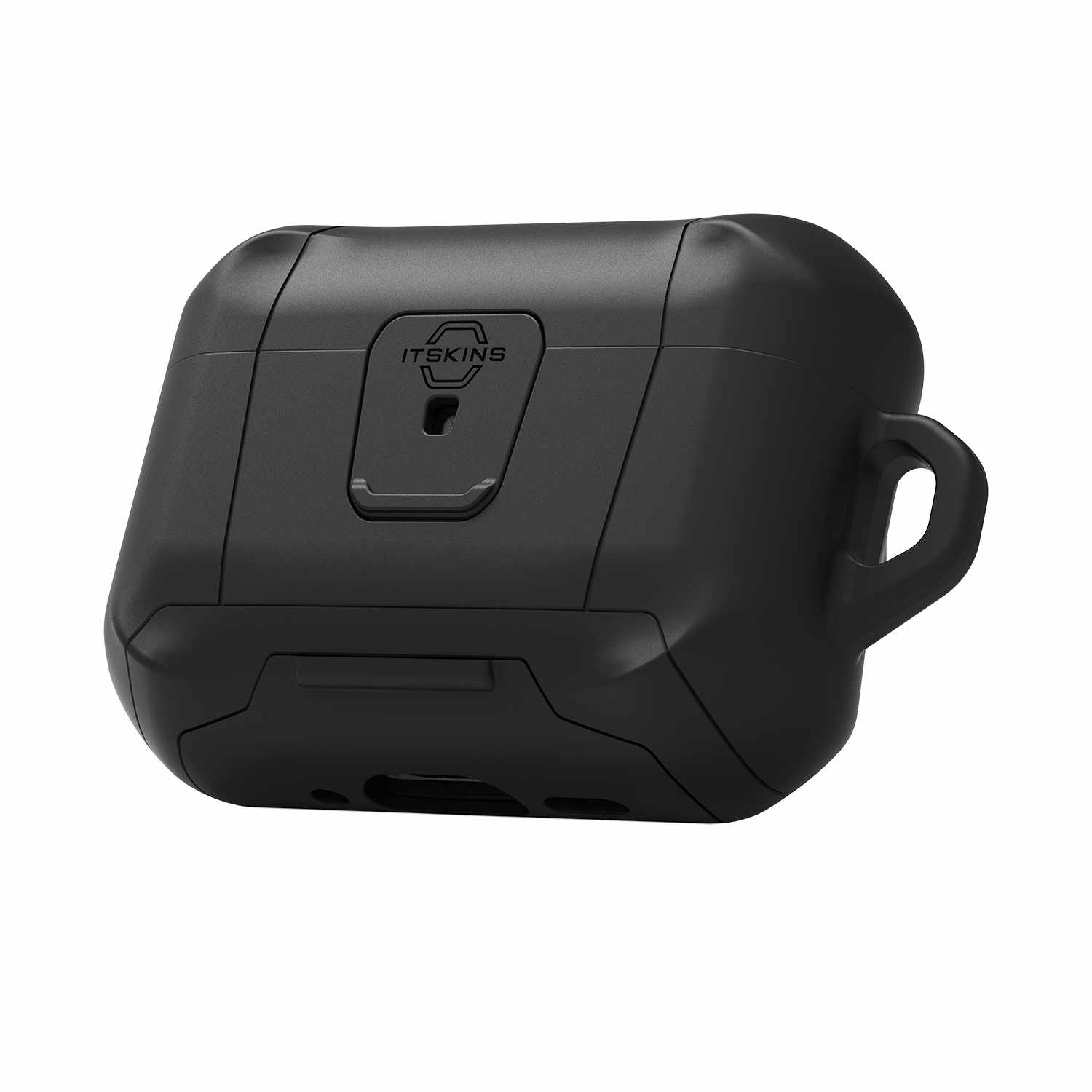 ITSKINS Hybrid Stand Pro Plain Black for AirPods Pro 3