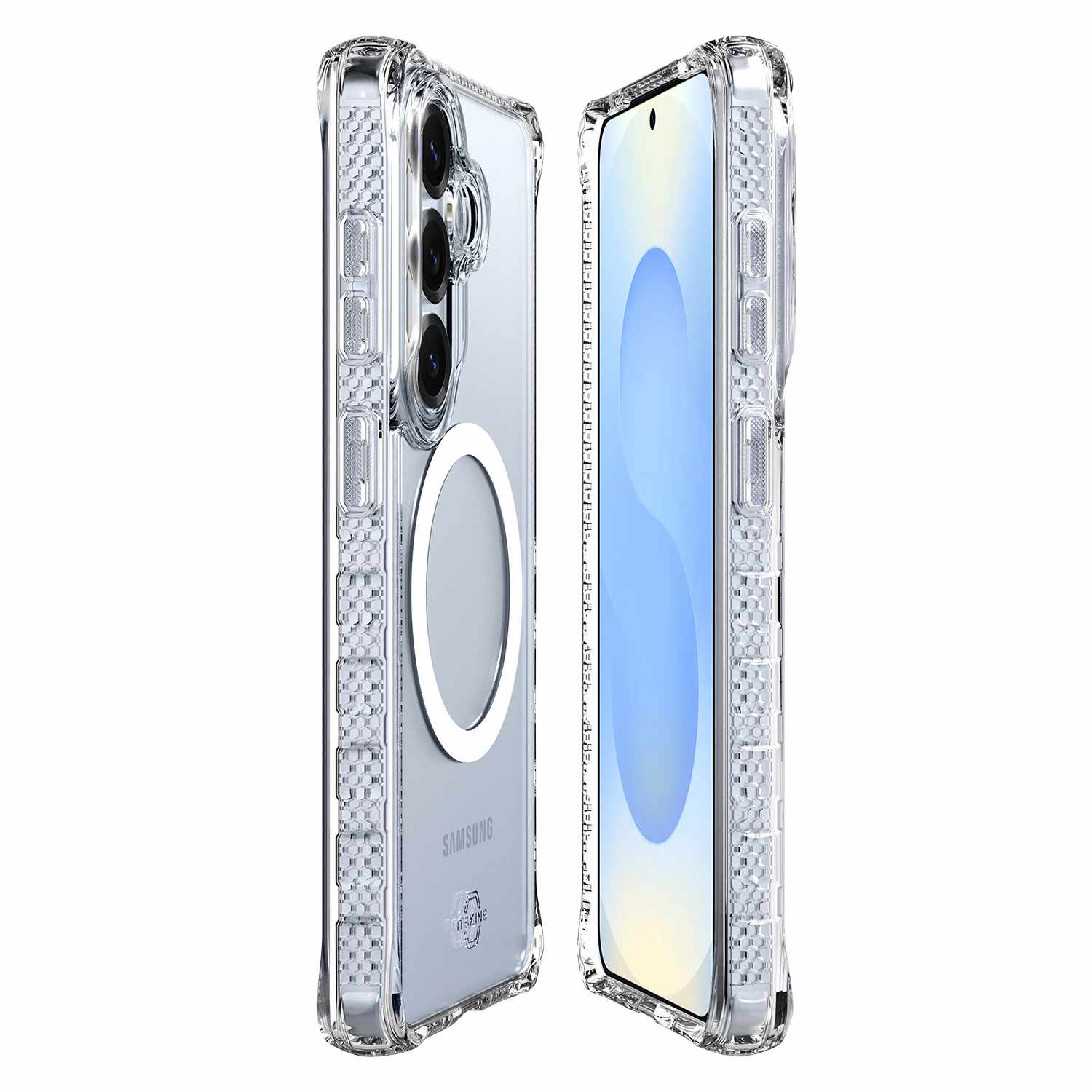 ITSKINS Hybrid_R Case w/Magnets Clear for Samsung Galaxy S26