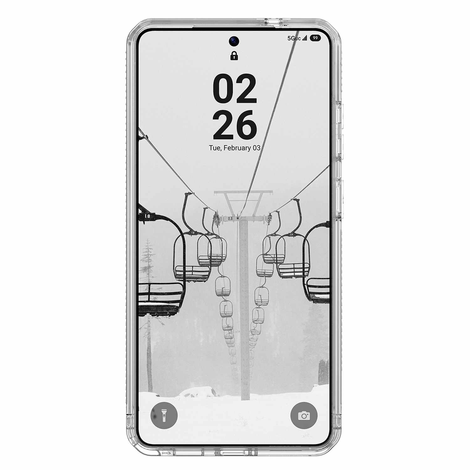 UAG Plyo Clear Case w/Magnets Ice/Silver for Samsung Galaxy S26 Ultra