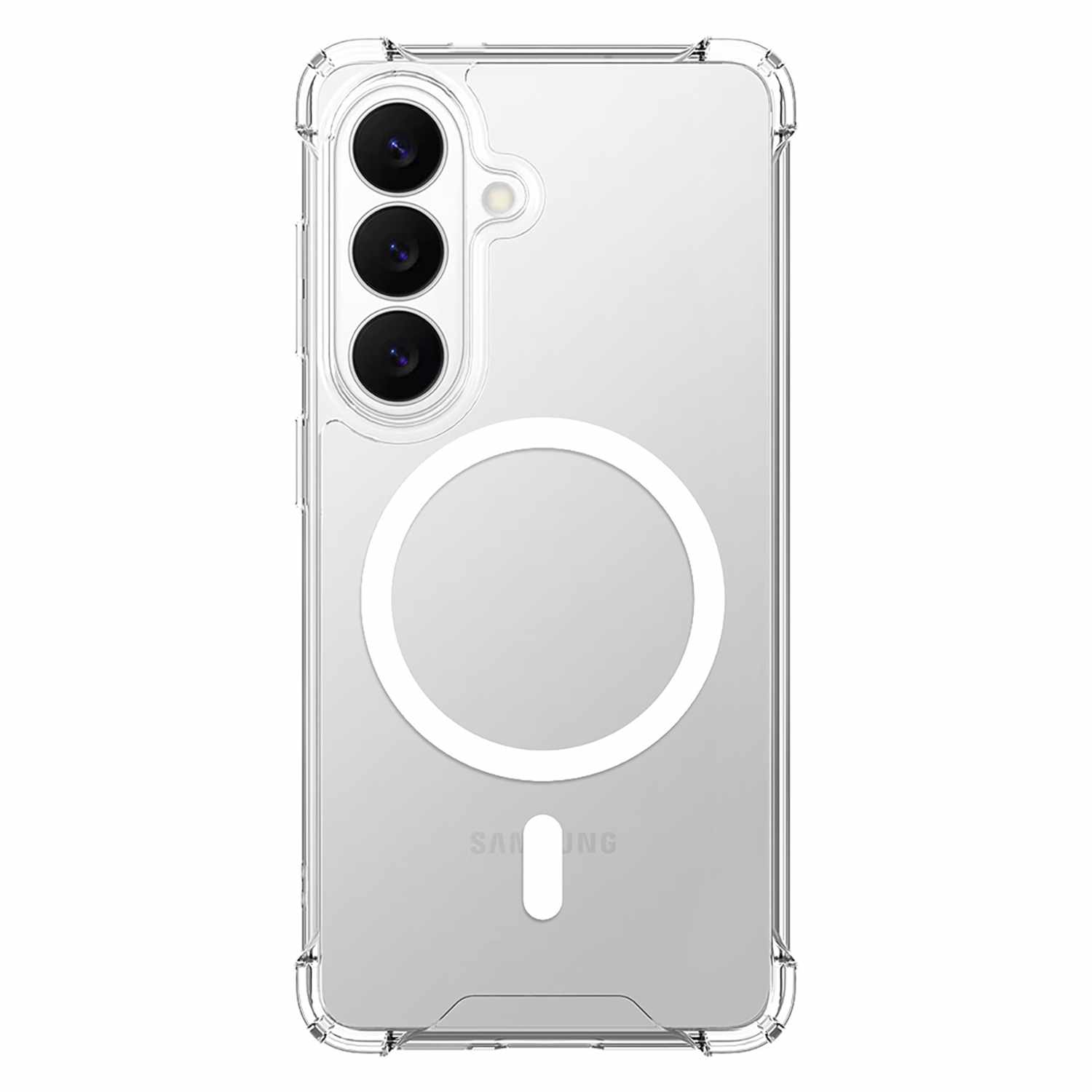 Blu Element Dropzone Rugged Case w/Magnets Clear for Samsung Galaxy S26+