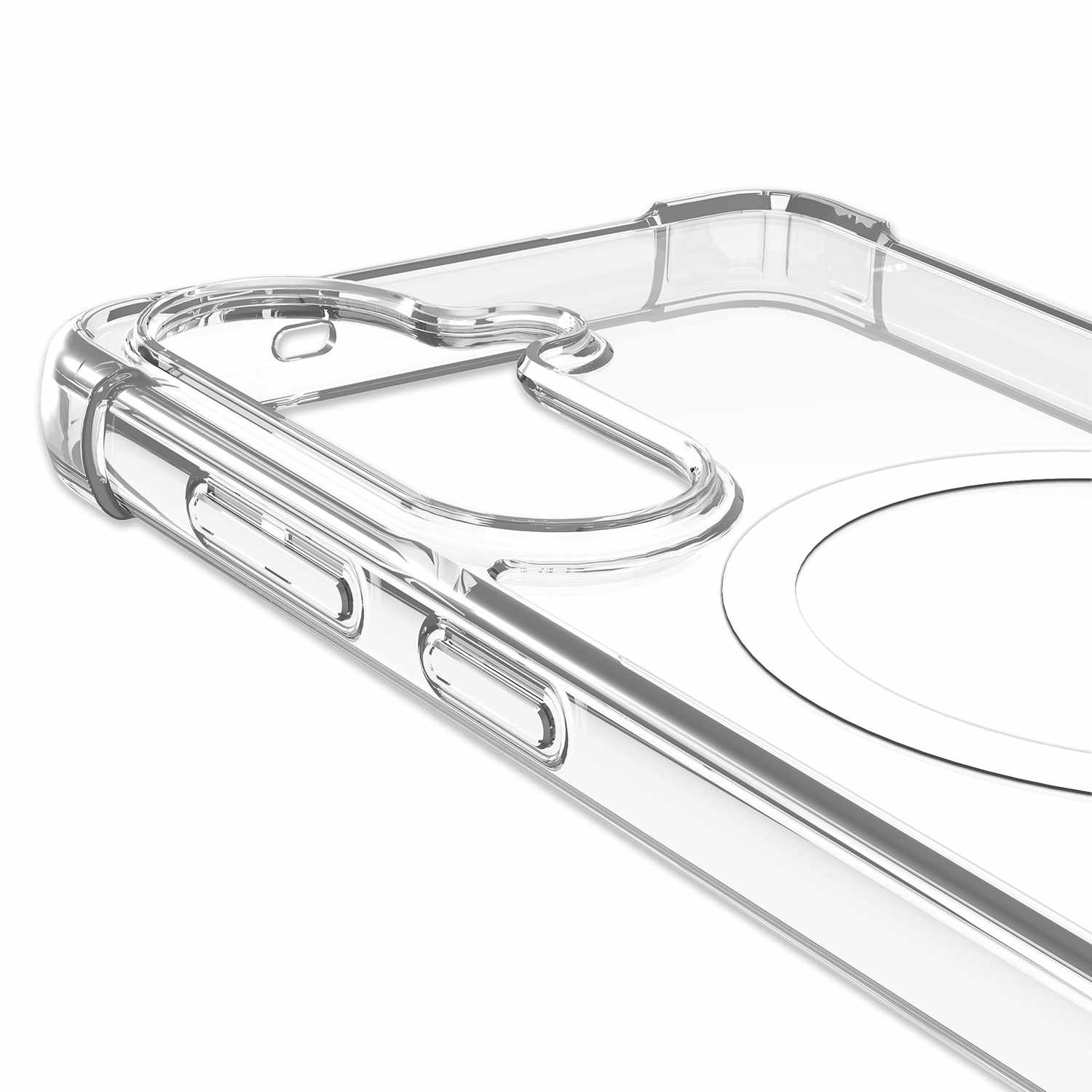 Blu Element Dropzone Rugged Case w/Magnets Clear for Samsung Galaxy S26+