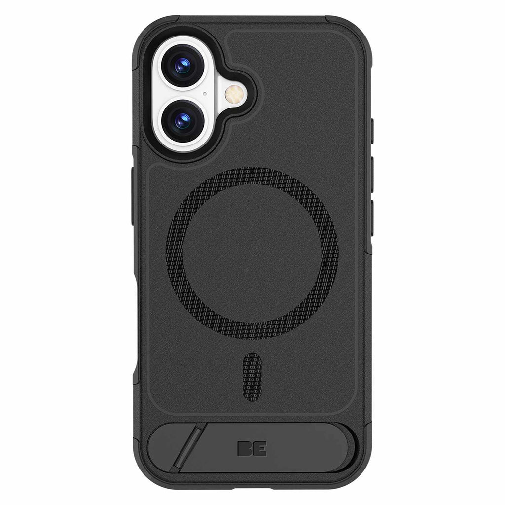 Blu Element Armour Ultra MagSafe w/Kickstand Case Black for iPhone 16
