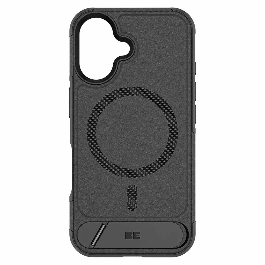 Blu Element Armour Ultra MagSafe w/Kickstand Case Black for iPhone 16