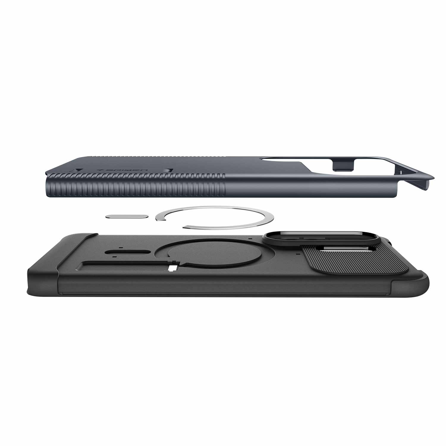 Spigen Slim Armor Case w/Magnets Metal Slate for Samsung Galaxy S26 Ultra