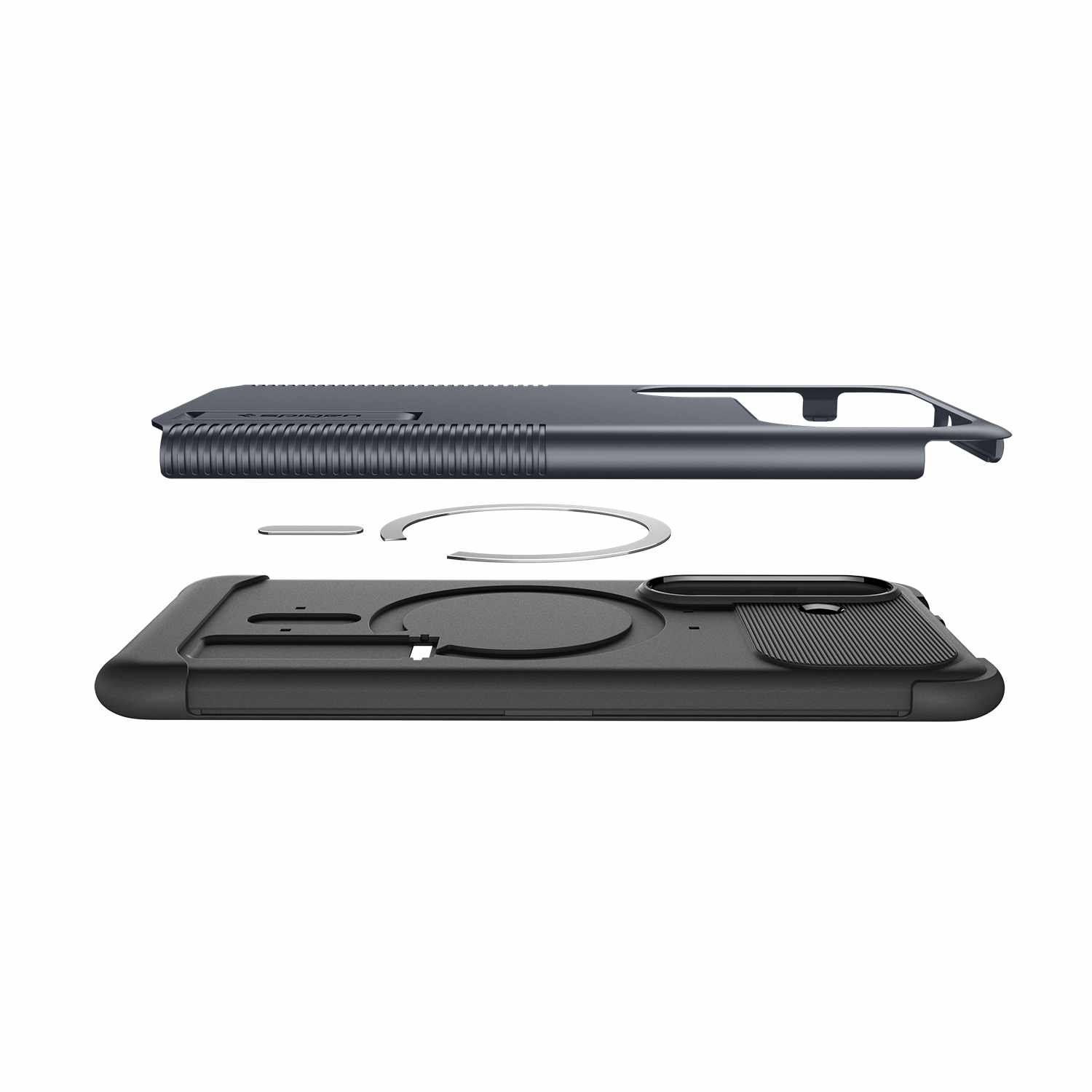 Spigen Slim Armor Case w/Magnets Metal Slate for Samsung Galaxy S26+