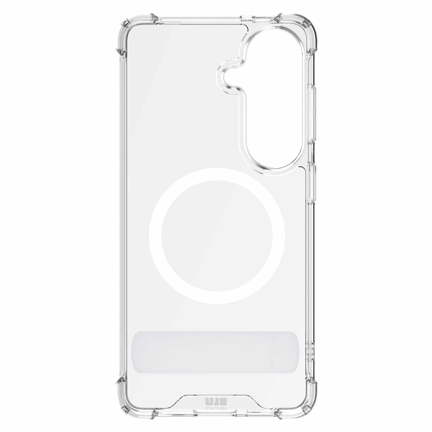 Blu Element Dropzone Rugged Kickstand Case w/Magnets Clear for Samsung Galaxy S26+