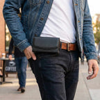 Blu Element Universal Phone Case with Belt Clip S-M Black - GekkoTech