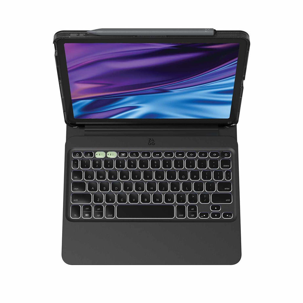 ZAGG Pro Keys 2 Folio Case w/Detachable Wireless Keyboard Black for iPad Air 11 6th Gen/iPad Air 5th/iPad Air 4th Gen - GekkoTech