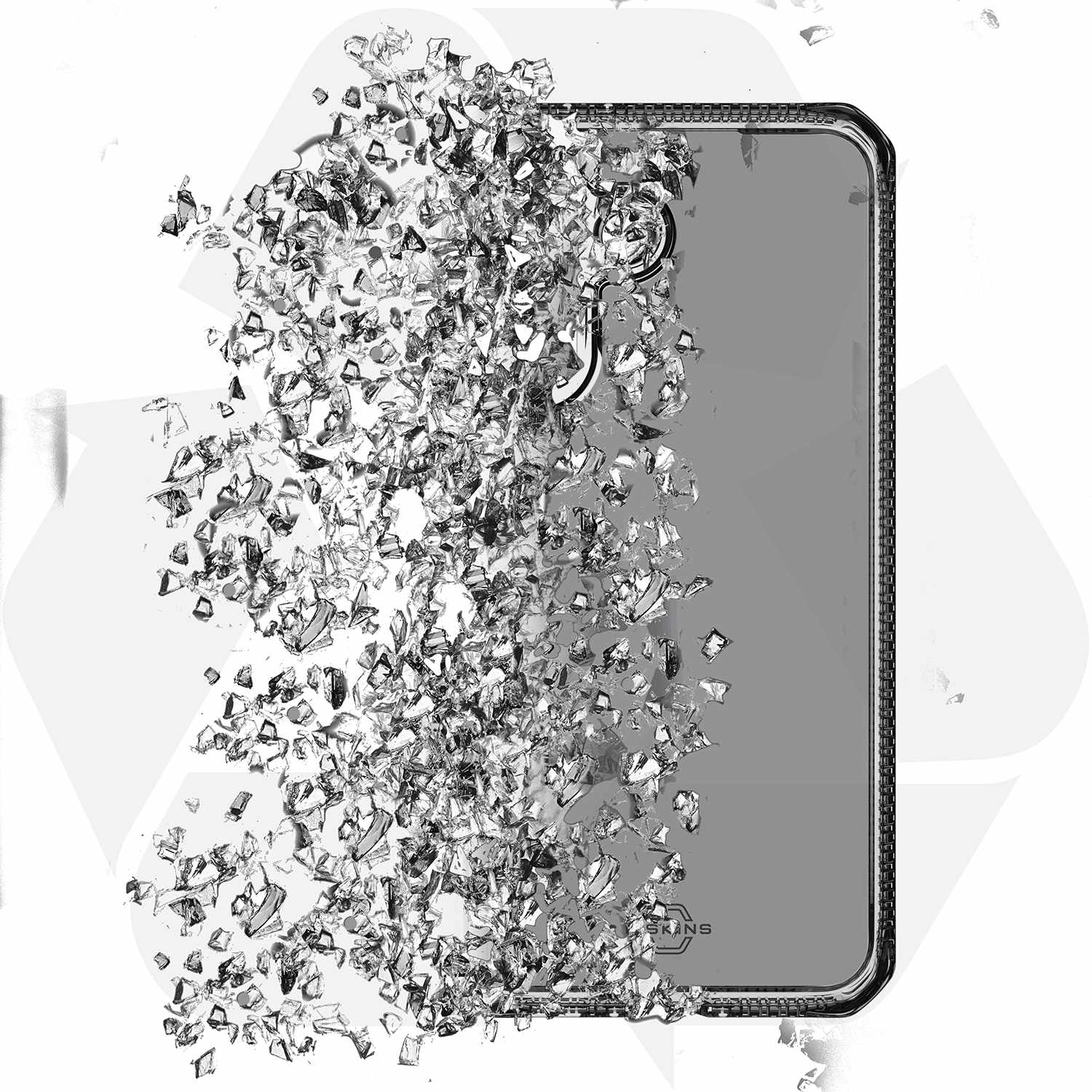 ITSKINS Spectrum_R Clear Case Smoke for Samsung Galaxy A57 5G
