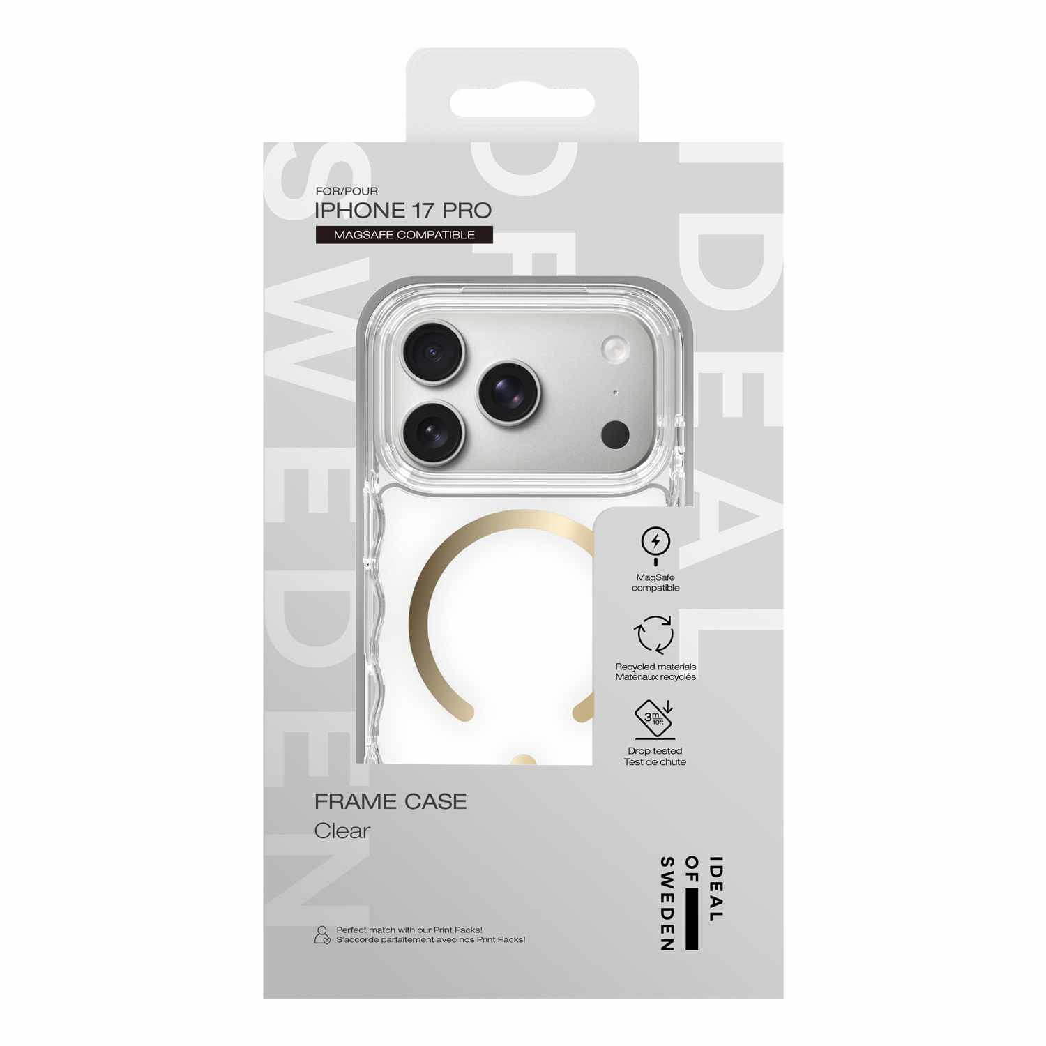 Ideal of Sweden Frame MagSafe Case Clear for iPhone 17 Pro