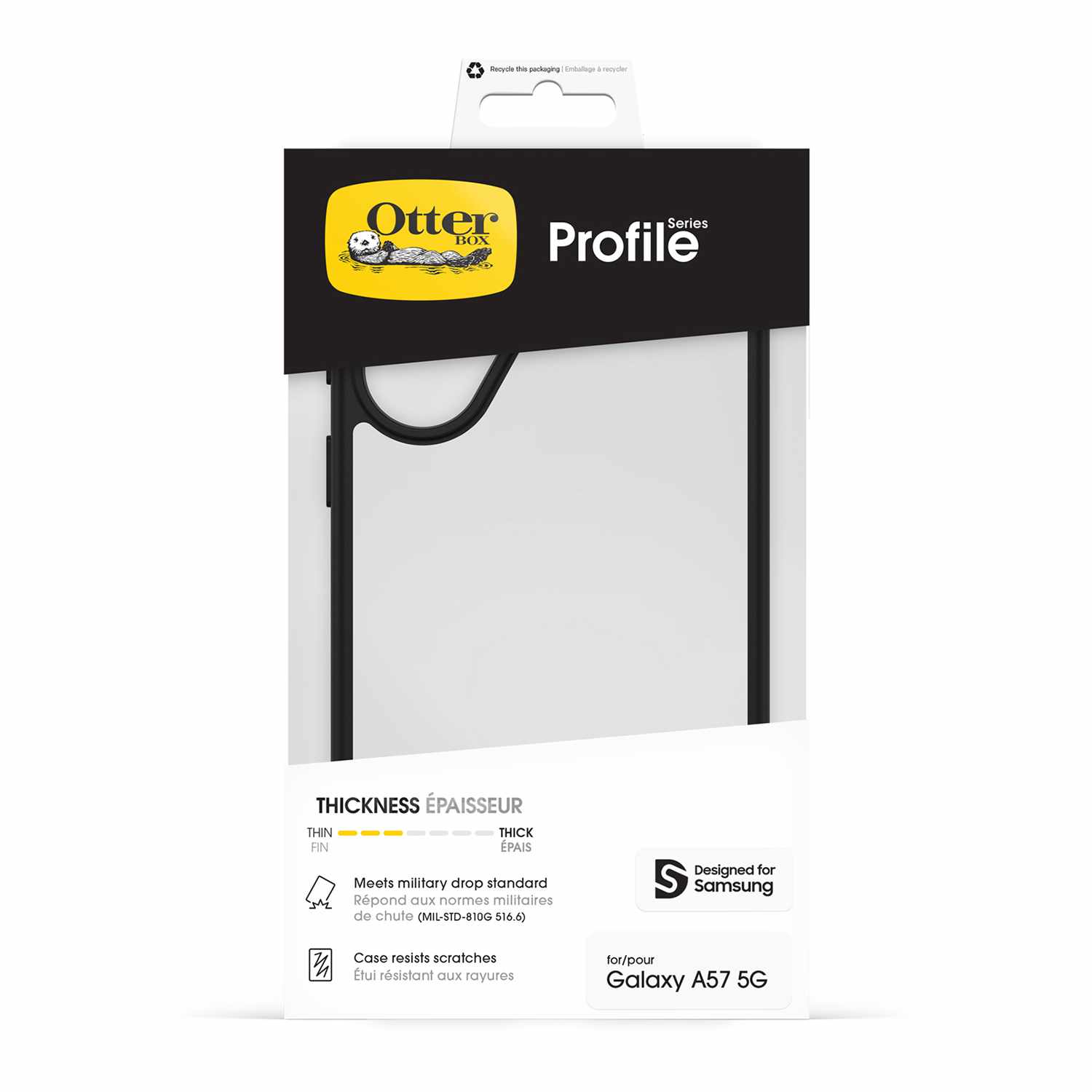 OtterBox Profile Case Black Crystal for Samsung Galaxy A57 5G