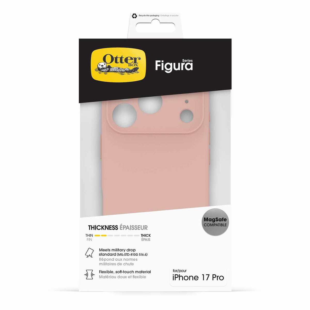 OtterBox Figura Case Rose Smoke for iPhone 18 Pro/17 Pro