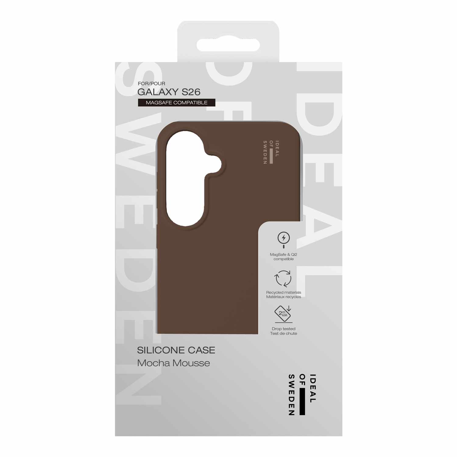 Ideal of Sweden Silicone Case w/Magnets Mocha Mousse for Samsung Galaxy S26
