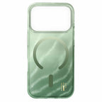 Ideal of Sweden Glitter Glow MagSafe Case Sage Green for iPhone 17 Pro