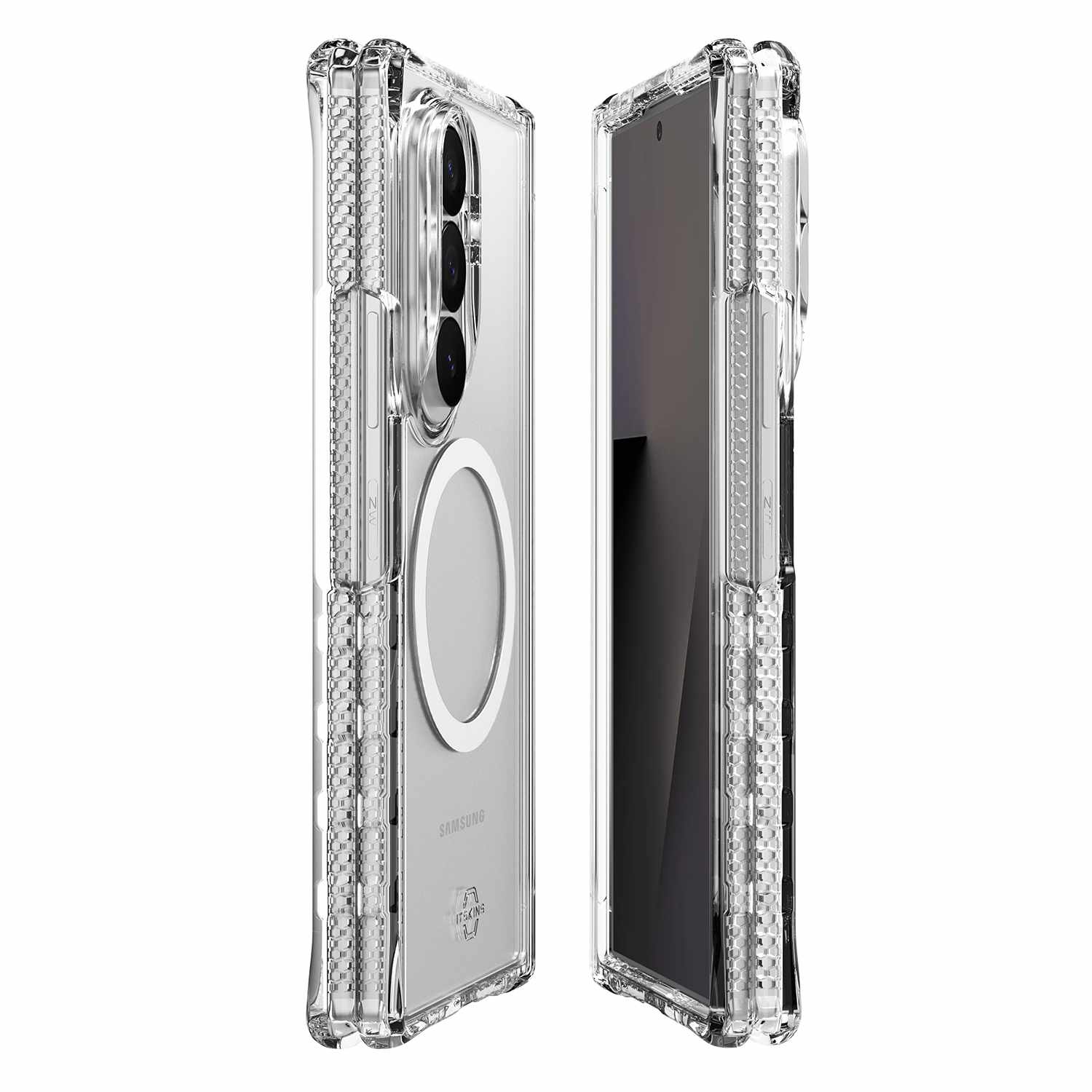 ITSKINS Hybrid_R Hinge Clear w/Magnets Case for Samsung Galaxy Z Fold8 Ultra