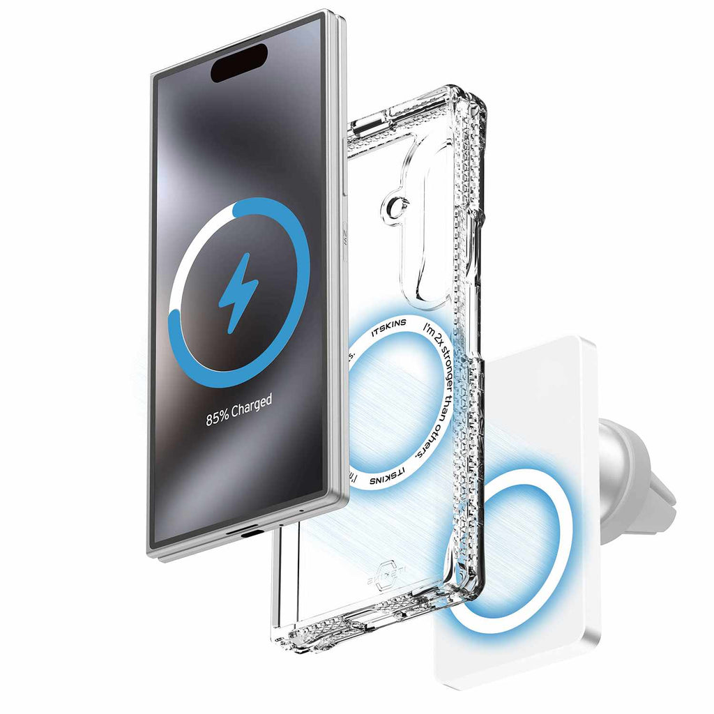 ITSKINS Hybrid_R Hinge Clear w/Magnets Case for Samsung Galaxy Z Fold8 Ultra