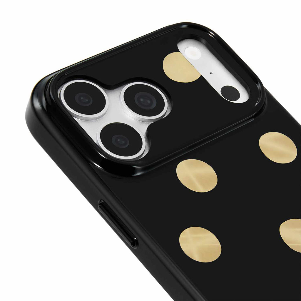 Kate Spade Protective MagSafe Case Metallic Classic Dot for iPhone 18 Pro/17 Pro