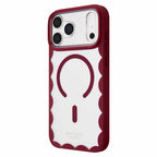 Kate Spade Scallop MagSafe Case Cherry Glaze for iPhone 18 Pro/17 Pro