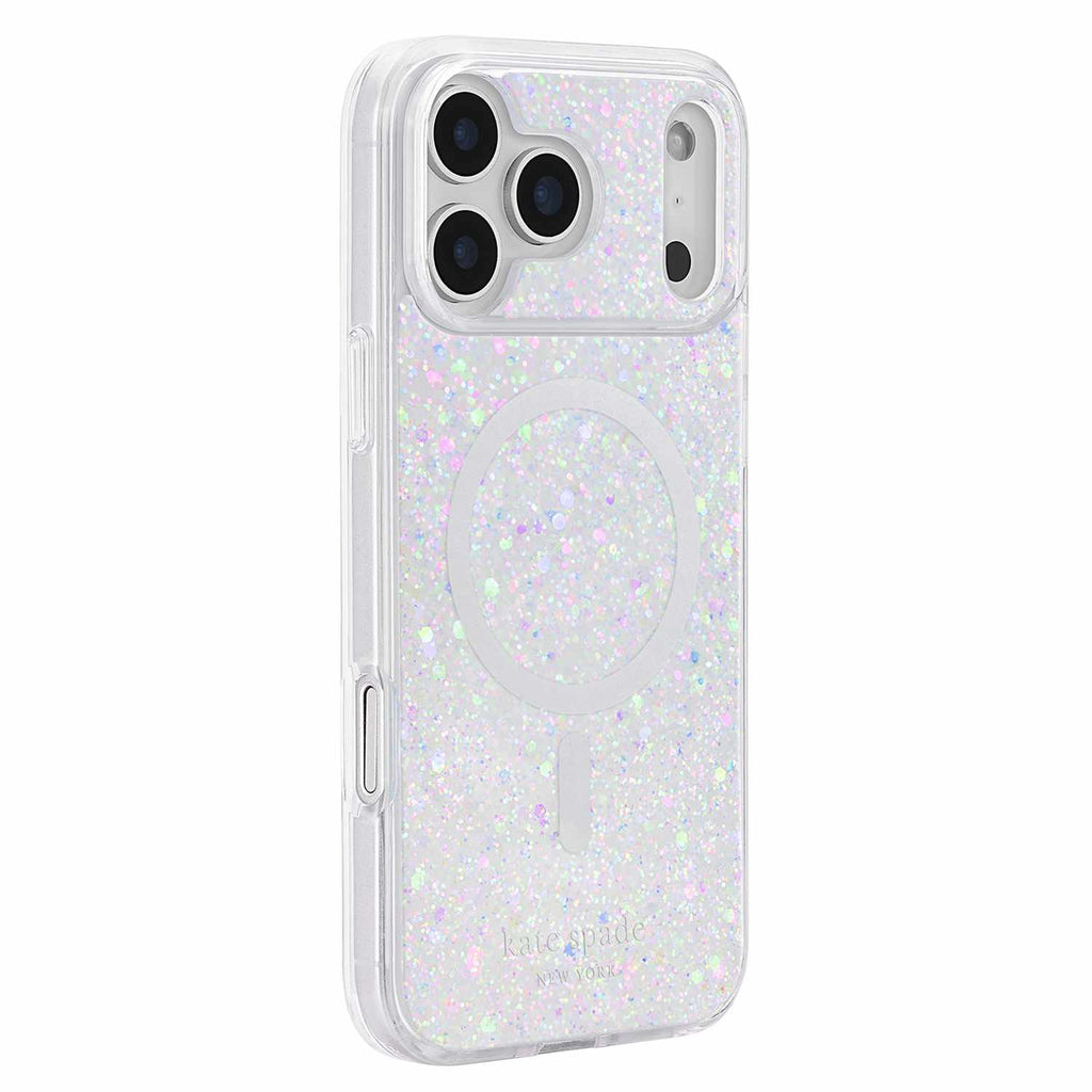 Kate Spade Protective MagSafe Case Chunky Glitter Iridescent for iPhone 18 Pro Max/17 Pro Max