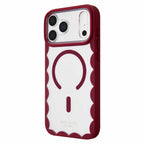 Kate Spade Scallop MagSafe Case Cherry Glaze for iPhone 18 Pro Max/17 Pro Max