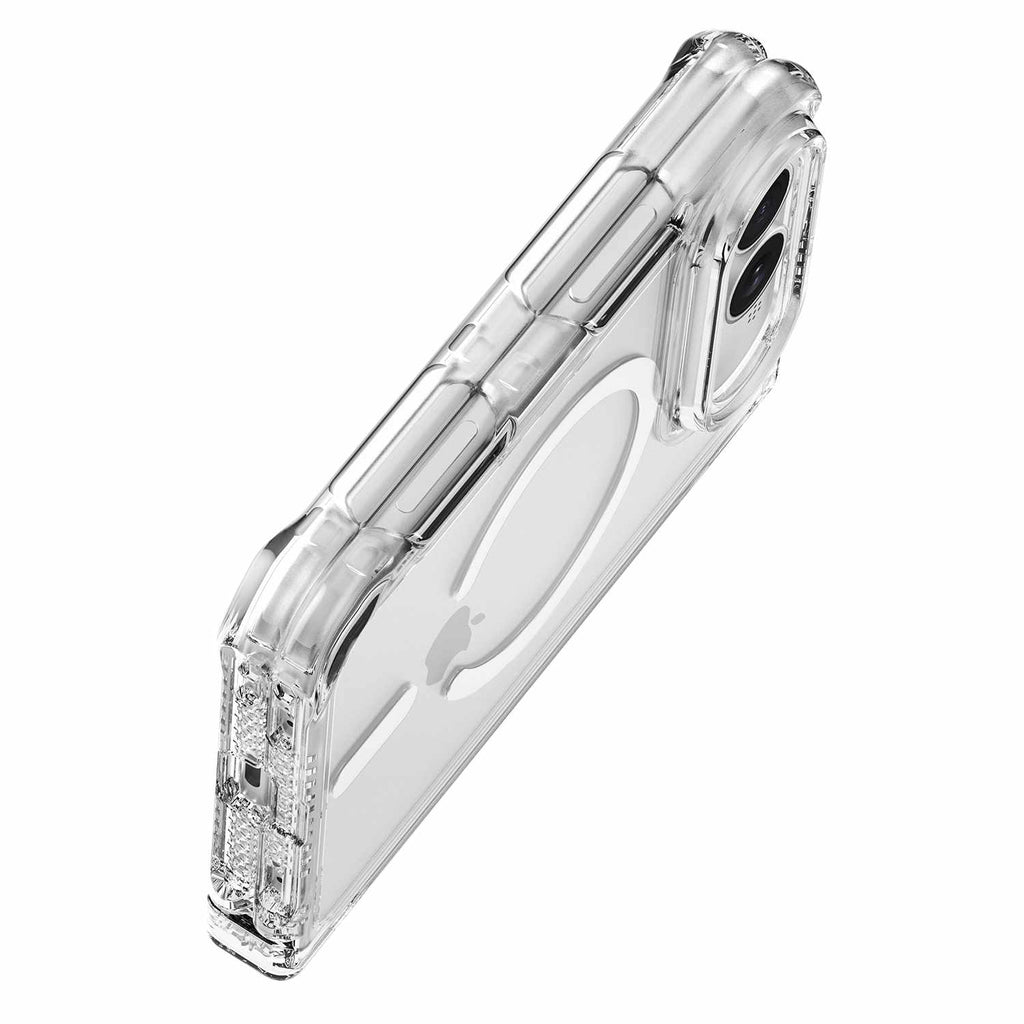 ITSKINS Hybrid_R Hinge MagSafe Clear Case for iPhone Duo