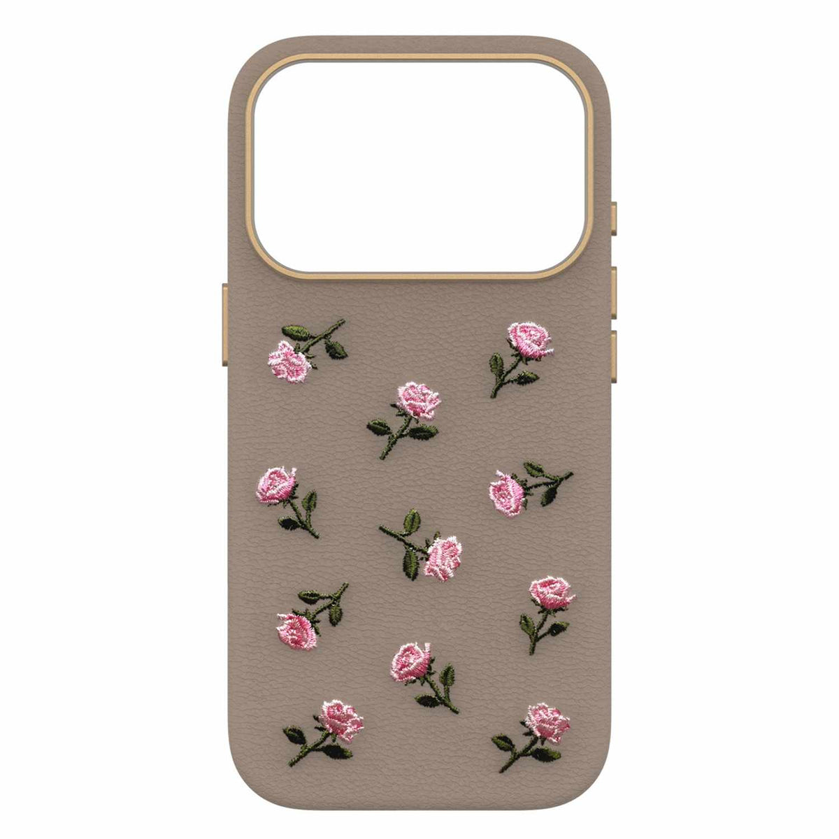 OtterBox Symmetry Cactus Leather Embroidery MagSafe Case Cottage Rose for iPhone 18 Pro/17 Pro