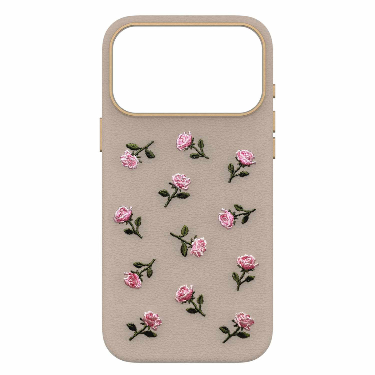 OtterBox Symmetry Cactus Leather Embroidery MagSafe Case Cottage Rose for iPhone 18 Pro Max/17 Pro Max