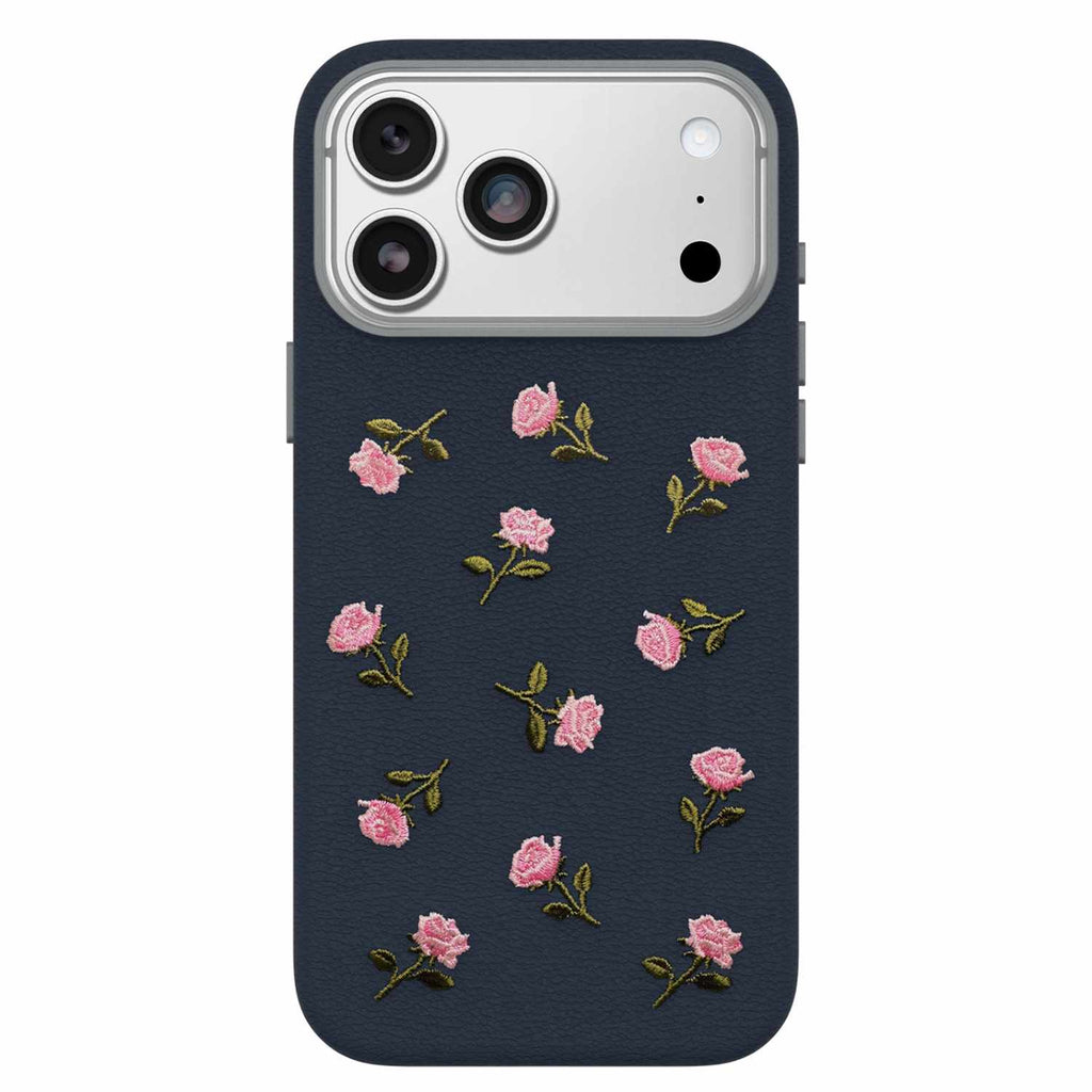 OtterBox Symmetry Cactus Leather Embroidery MagSafe Case Manor Bloom for iPhone 18 Pro Max/17 Pro Max