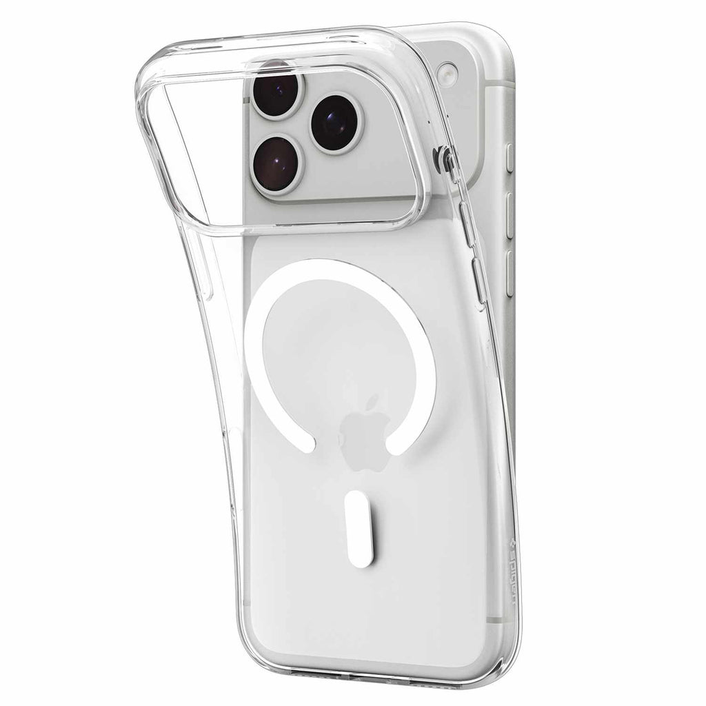 Spigen Crystal Flex Magfit Case Clear White for iPhone 18 Pro Max/17 Pro Max