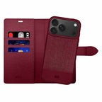 Blu Element Folio 2-in-1 Case Burgundy for iPhone 18 Pro/17 Pro