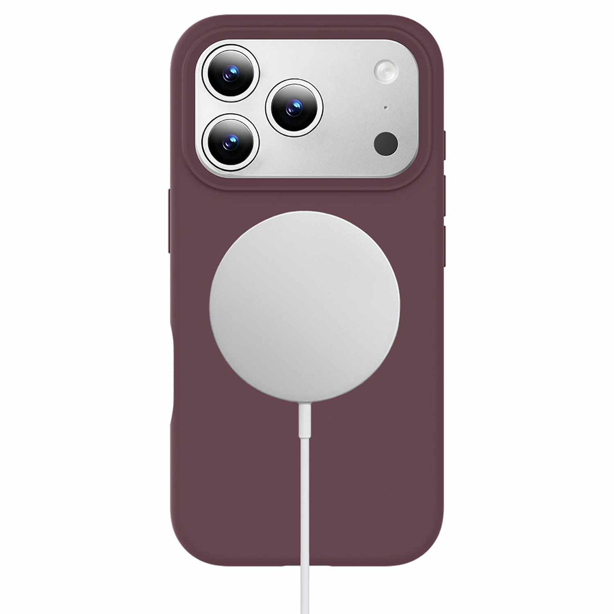 Blu Element Silicone MagSafe Case Burgundy for iPhone 18 Pro/17 Pro