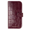 Ideal of Sweden Magnet Wallet MagSafe Case Fine Wine Croco for iPhone 18 Pro Max/17 Pro Max