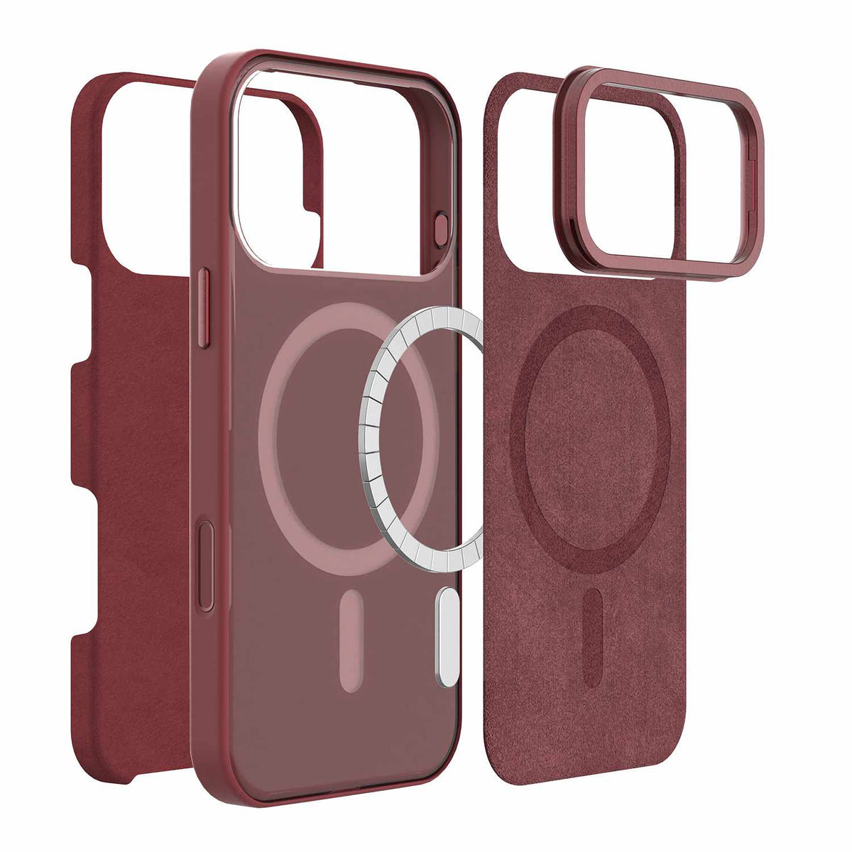 Blu Element Urban Edge Kick MagSafe Case Burgundy for iPhone 18 Pro/17 Pro
