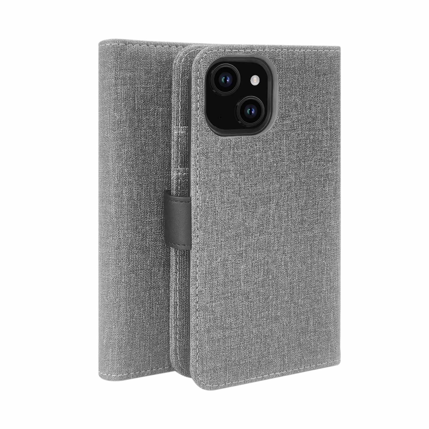 Blu Element Folio 2-in-1 Case Gravity Grey for iPhone 16e/15/14/13 - GekkoTech