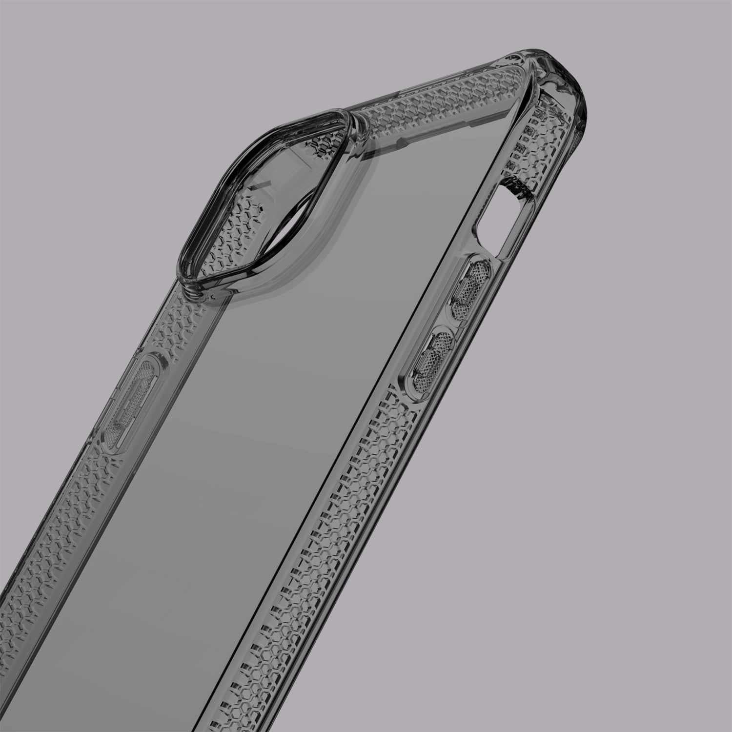 ITSKINS Spectrum_R Clear Case Smoke for iPhone 15/14/13 - GekkoTech