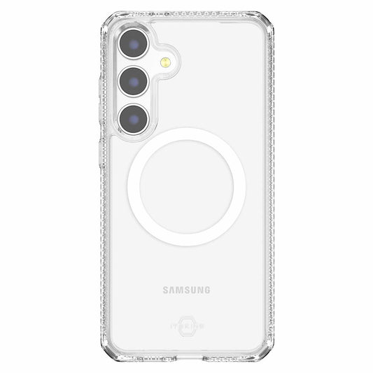 ITSKINS Hybrid_R Clear Case w/Magnets Transparent for Samsung Galaxy S24